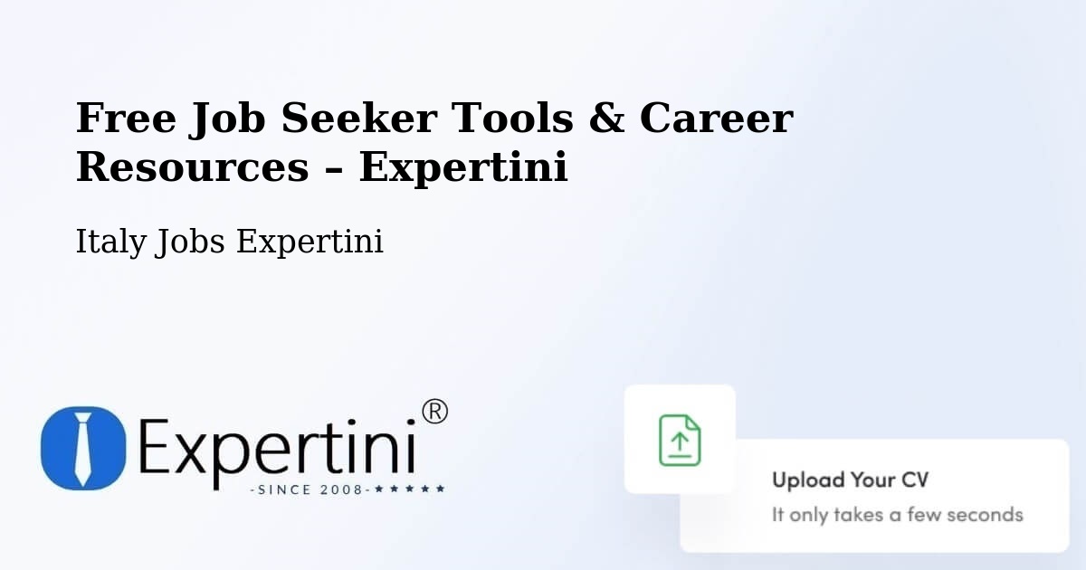 Free Job Seeker Tools & Career Resources – Dernice - Dernice, Italy Jobs Expertini