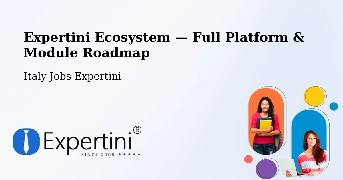 Expertini Ecosystem — Full Platform & Module Roadmap – Dernice