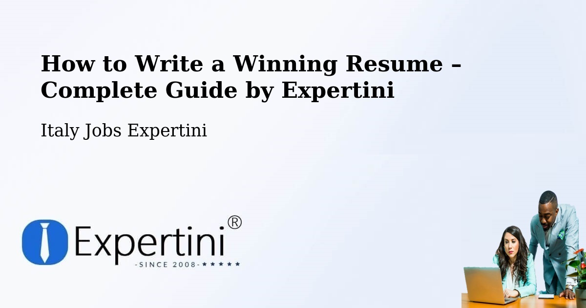 Resume Writing Guide for Job Seekers – Dernice - Dernice, Italy Jobs Expertini